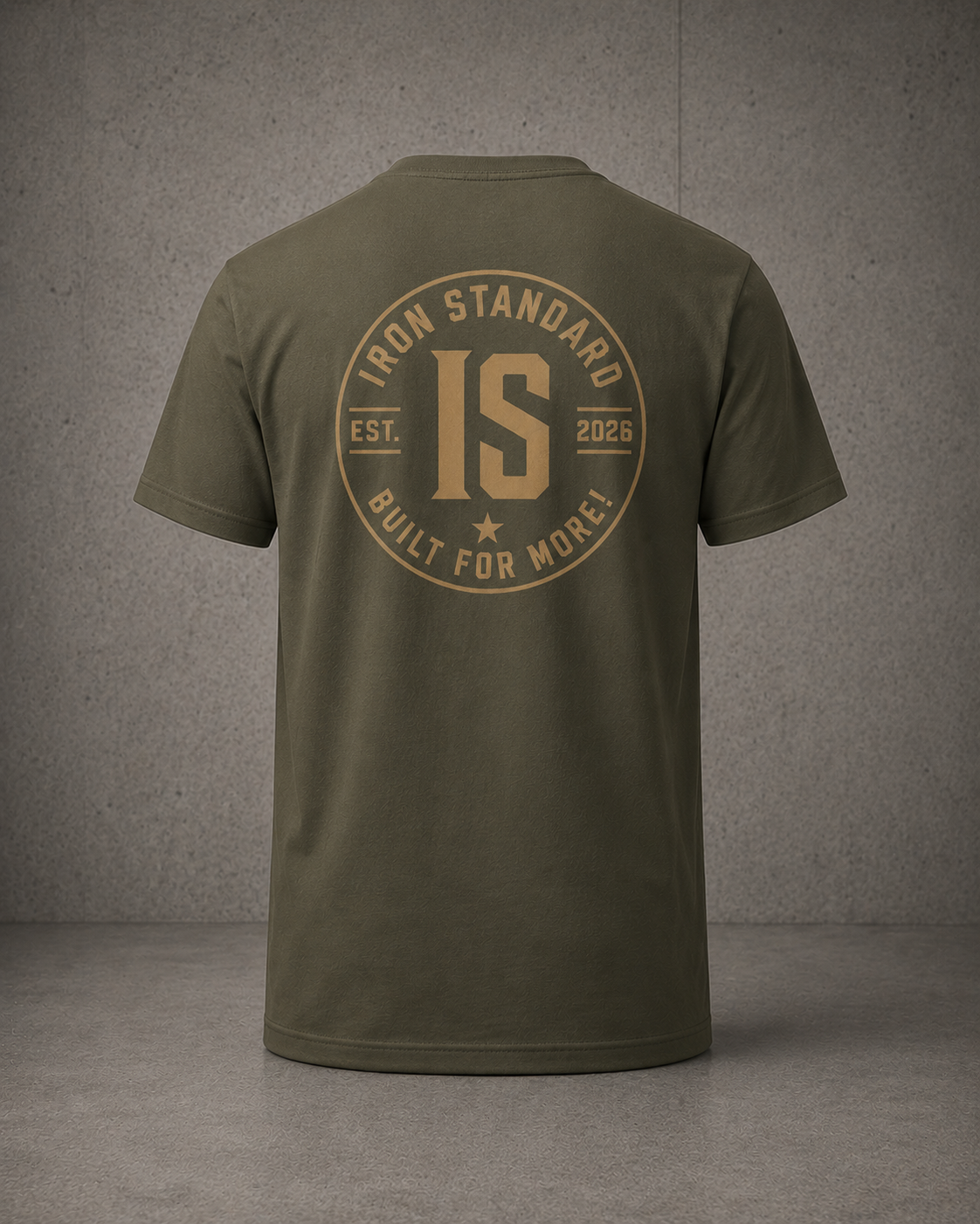 The Standard Tee (Military Green & Bronze)