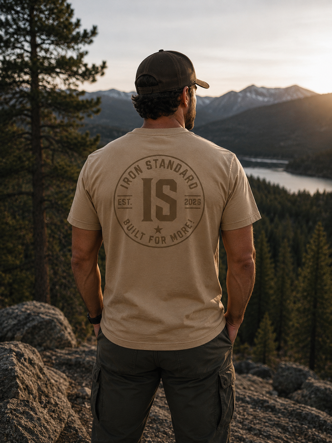 The Standard Tee (Sand & Bronze)