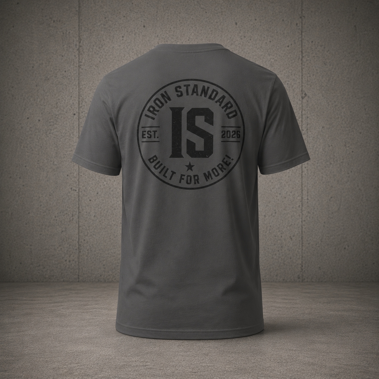 The Standard Tee (Grey & Black)