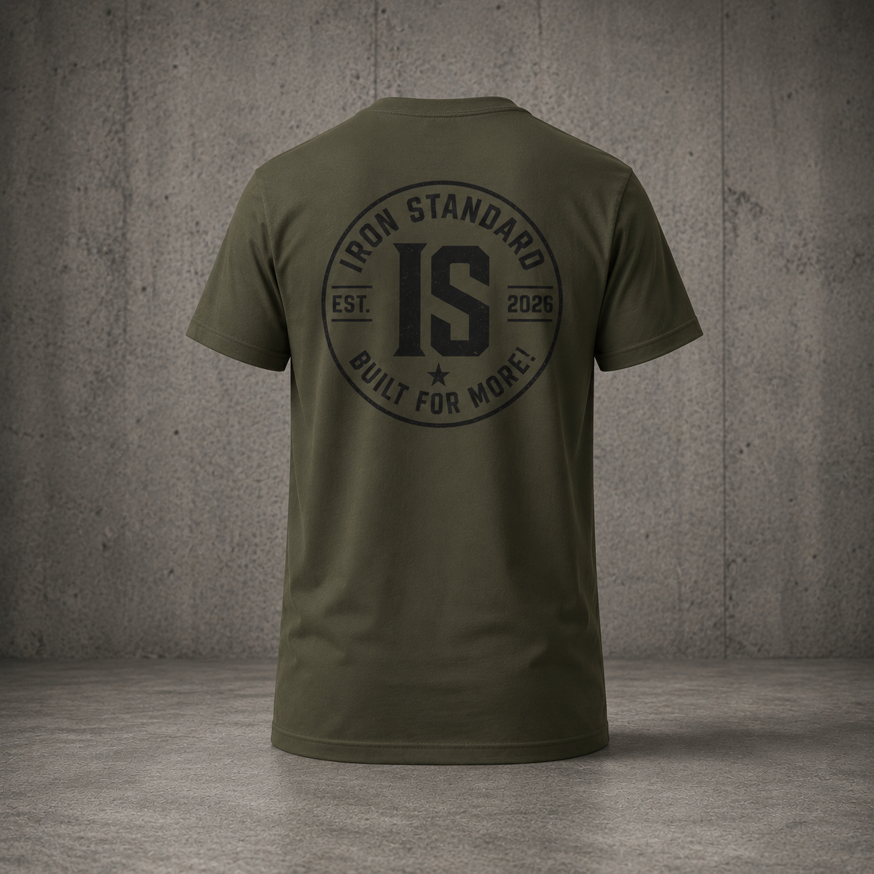 The Standard Tee (Military Green & Black)